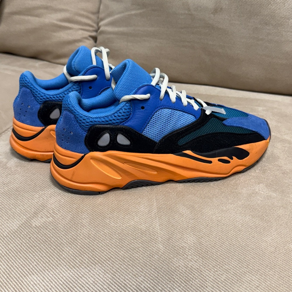 Adidas Yeezy Boost 700‎ Sneakers Chunky Athletic Running Shoes Blue Orange